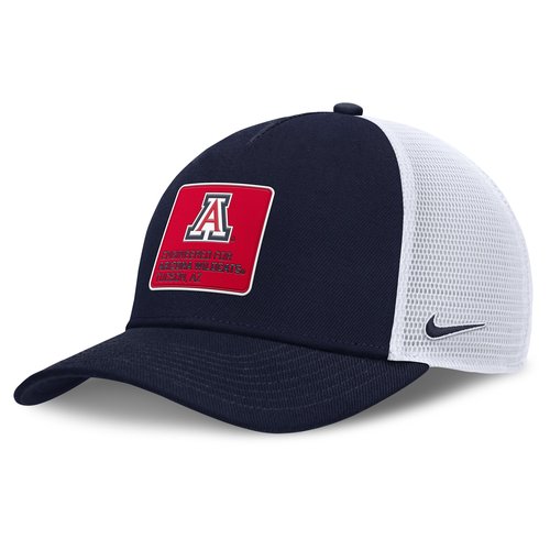 Arizona On-Field Rise Engineered Nike College Trucker Adjustable Hat - Navy - NC97044PUAN-RMZ