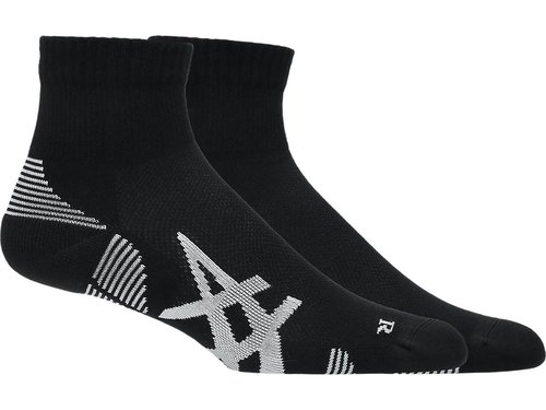 ASICS Aeg 2 Pack Cushioned Run Quarter Sock - 3013B358.002