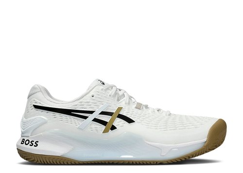 BOSS x Matteo Berrettini x ASICS Gel Resolution 9 Clay - White/Black - 1041A458.100