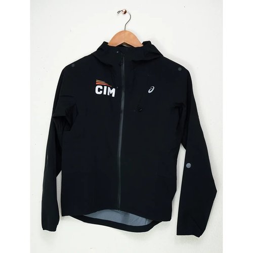 ASICS CIM 2025 Metarun Waterproof Jacket - W-CIM25-LOGOJACKET-BLACK