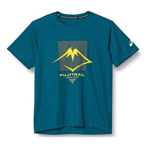 ASICS Fujitrail Logo SS Top - Ink Teal - 2011C624.407