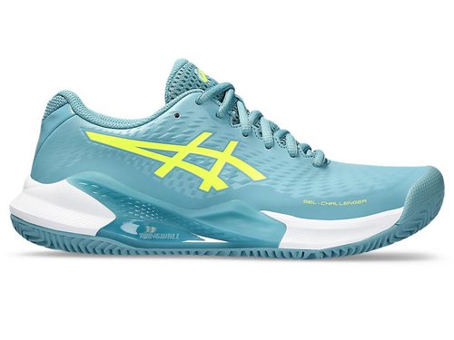 ASICS Gel Challenger 14 Clay - Gris Blue/Safety Yellow - 1042A254.400