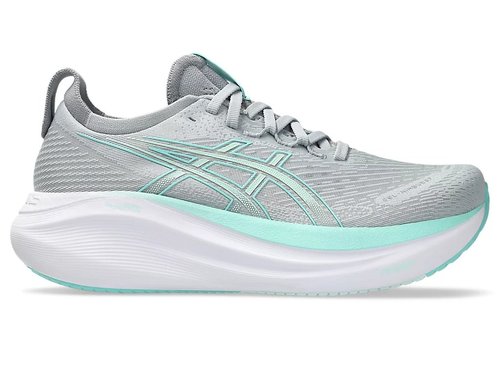 ASICS Gel-Nimbus 27 Wide - Piedmont Grey/Illuminate Mint - 1012B752.020