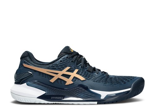 ASICS Gel Resolution 9 | Size 6.5 - French Blue/Pure Gold - 1042A268.960