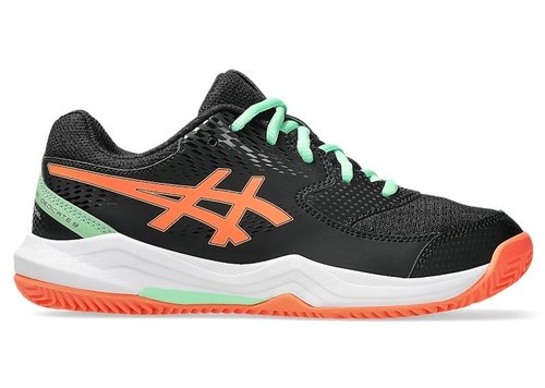 ASICS GelDedicate 8 Padel - Black/Vivid Coral - 1044A064.002