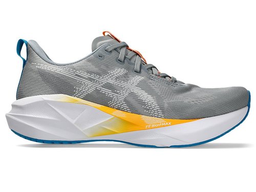 ASICS Novablast 5 2E Wide - Gravel/White - 1011B975.020