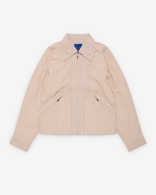 ASICS Novalis Mirbelioids Jacket - Brown Stripe