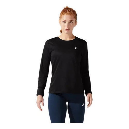 ASICS Silver Long Sleeve Top - Black/White - 2012C361.001