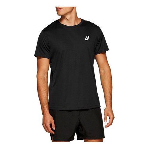 ASICS Silver Short Sleeve Top - Black - 2011C366.001