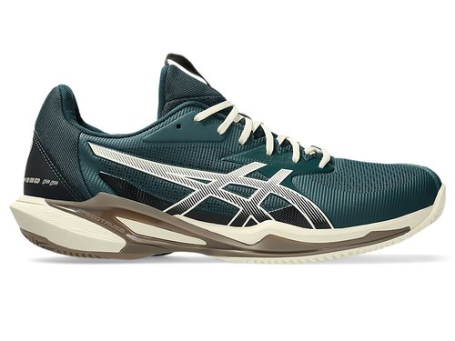 ASICS Solution Speed FF 3 Clay | Size 12.5 - Saxon Green/Birch - 1041A437.300