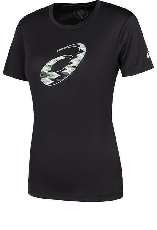 ASICS Spiral Graphic Short Sleeve T-Shirt Asia Sizing - Performance Black - 2032D020.001