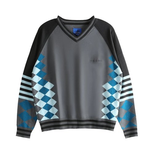 ASICS x Kiko Kostadinov Novalis Laricoid Knit Jumper - Anchor Grey/Sky - 2203A323.023