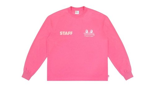 ASICS x VTP x atmos Staff Long Sleeve Tee Shirt - Pink
