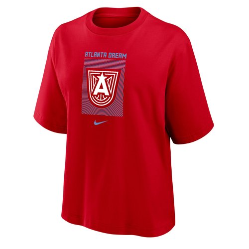 Atlanta Dream Nike WNBA Boxy T-Shirt - University Red - W11122WATL-RED