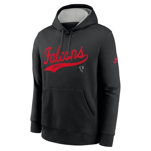 Atlanta Falcons Rewind Club Logo Nike NFL Pullover Hoodie - Black - 2KDK094N87V-V7Q