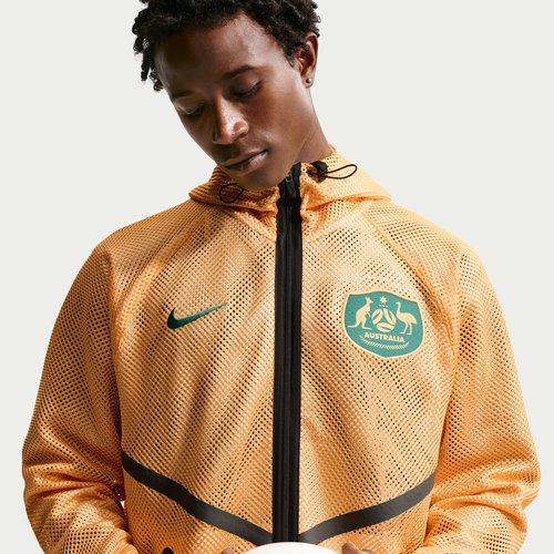 Australia Nike Dri-FIT Soccer Anthem Jacket - Sport Gold/Sail/Mystic Green - IH1751-704