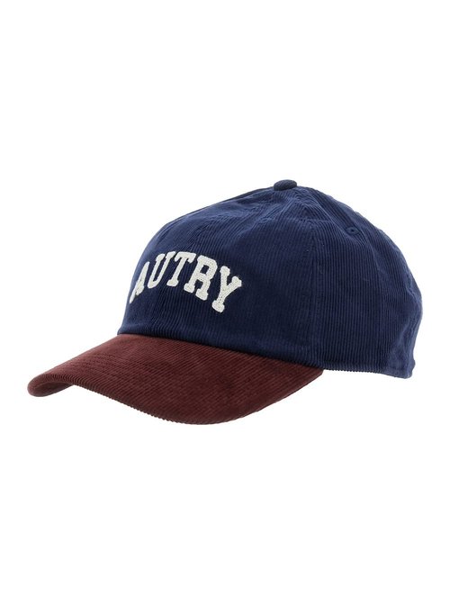 Autry Blue Baseball Cap With Logo Lettering On The FrOnt In Velvet Man - ACPUQ9BVCONIFER