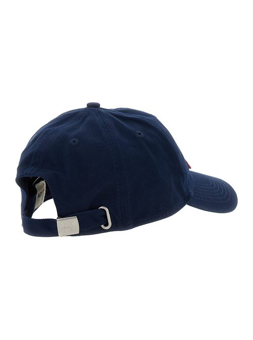 autry X MaisOn Kitsuné Blue Baseball Cap With Logo Patch On The FrOnt In CottOn Man - ACPUMK3BBLUE