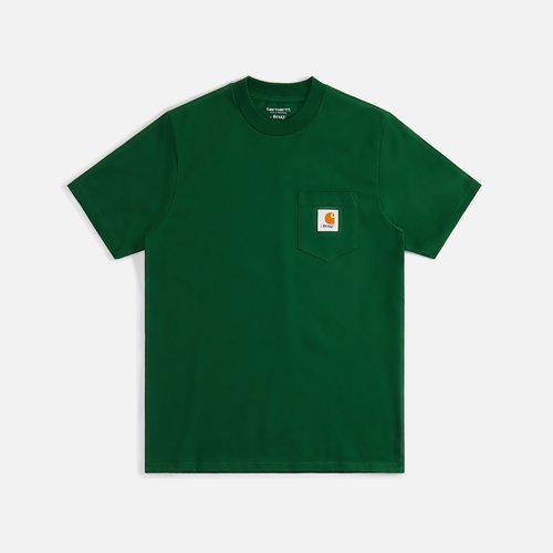 Awake NY x Carhartt WIP Pocket Tee - Dark Green - KCAR23TS001-GRN