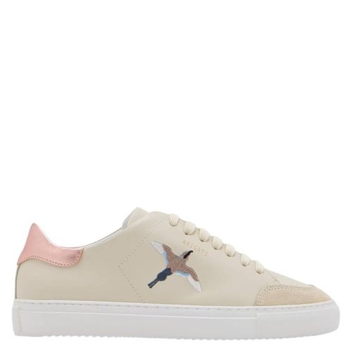 Axel Arigato Clean 90 Bee Bird Low-Top - Gold Tone/Pink/Rose Gold Tone/White - F3045001-OFFWHITE/ROSEGOLD