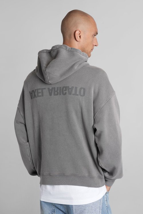 Axel Arigato Distorti Washed Sweatshirt In Grey Cotton - A3434001DISTORTSGREY
