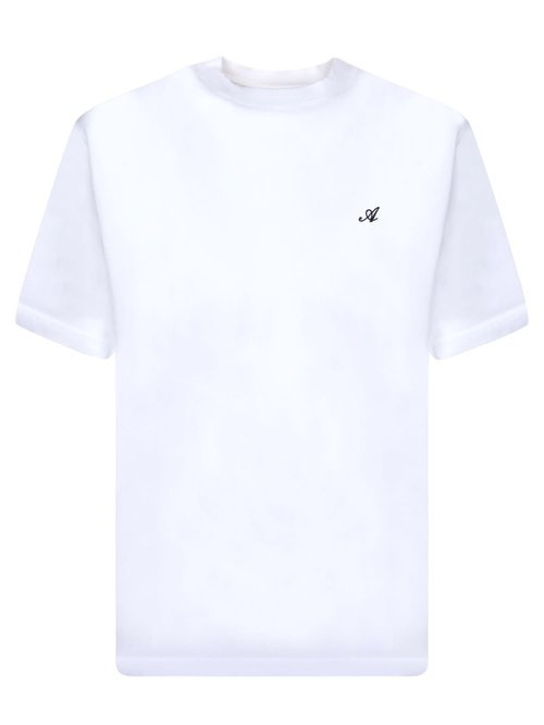 Axel Arigato Signature T-shirt In White Cotton - A1141006_WHITE