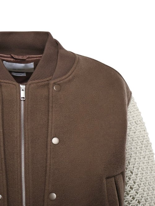 Axel Arigato Titan Varsity Jacket - A3148002STONEBROWN