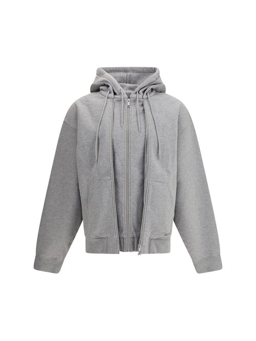 Axel Arigato Zip Hoodie - A3432001_GREYMELANG