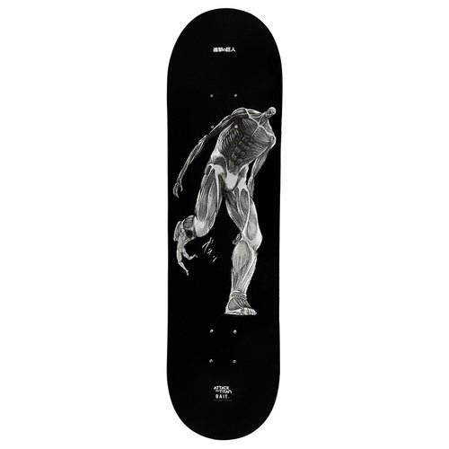 BAIT Attack On Titan Colossal Glow Skateboard Deck - Multicolor