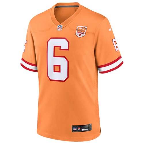 Baker Mayfield Tampa Bay Buccaneers 50th Anniversary Nike NFL Game Jersey - Orange - 67NM01OS8BF-AW6