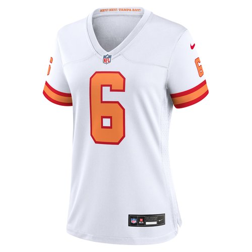 Baker Mayfield Tampa Bay Buccaneers Womenâs Nike NFL Game Jersey - White - 67NW0E868BF-PY7