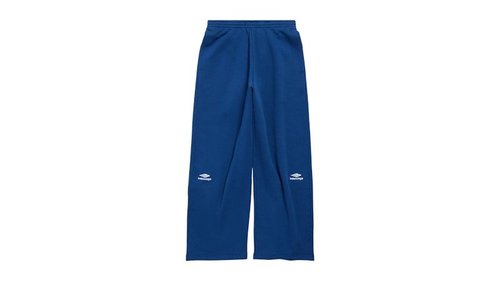 Balenciaga 3B Sports Icon Fleece Sweatpants - Light Marine Blue - 855365TTVK77740