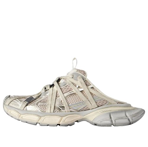 Balenciaga 3xl Extreme Laces Mule in Eggshell - White - 837572W3XLW9191