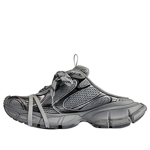 Balenciaga 3XL Mules - Grey/Silver/Black - 742682W3XL11210