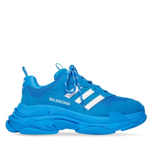 Balenciaga adidas Triple S - Black/White - 712764W2ZB2