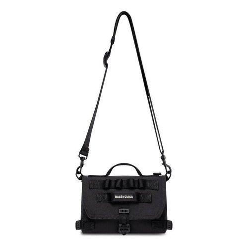 Balenciaga Army Messenger Bag - Black - 6561062BKPI1000