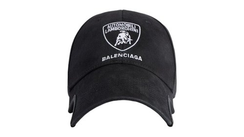 Balenciaga Automobil Lamborghini Cap - Black - 835105410B21000