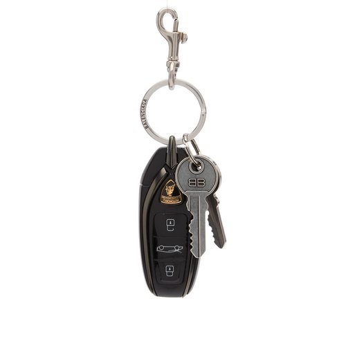 Balenciaga Automobil Lamborghini Car Charm Keyring - Silver/Black - 8364362ABZ88860