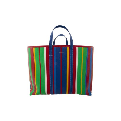 Balenciaga Barbes East-West Shop Striped Tote Bag | Size Onesize - 6714052100N4361