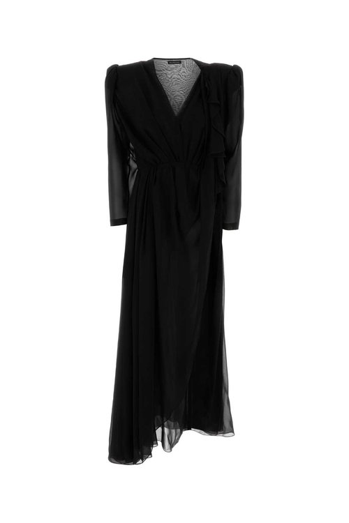 Balenciaga Black Crepe Dress - 850647TTN061000