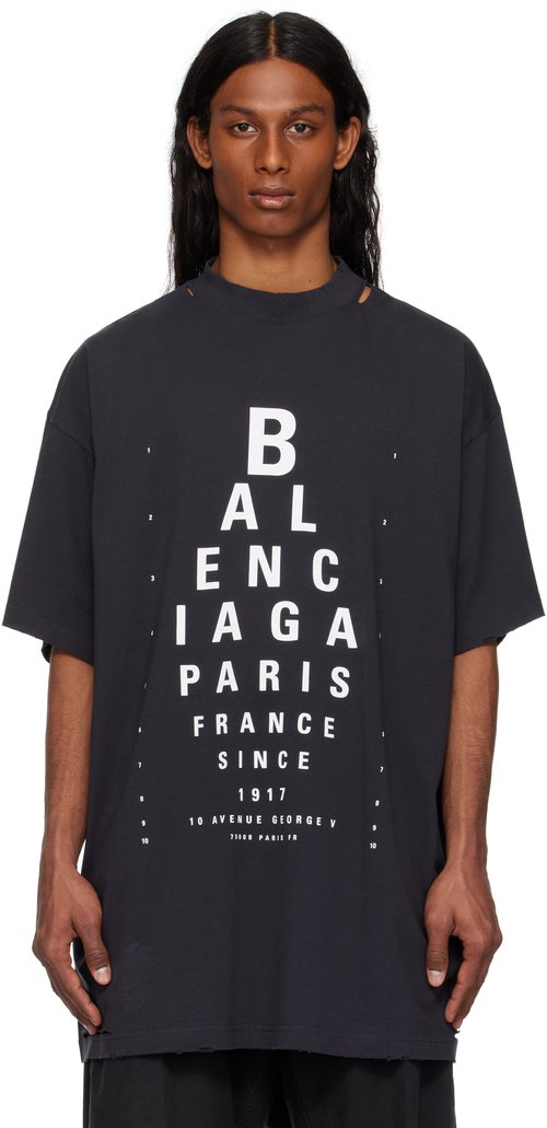 Balenciaga Women 'Optical' T-Shirt