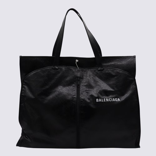 Balenciaga Black Shopper Garment Tote - 8116072ABH61090