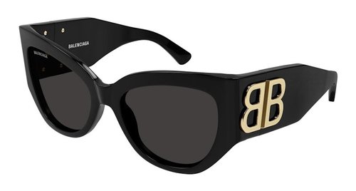 Balenciaga Butterfly Sunglasses - Black/Grey (Bb0322S/002)