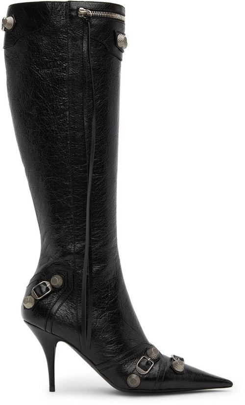 Balenciaga Cagole 90mm Boot - Black - 694395WAD4E1081