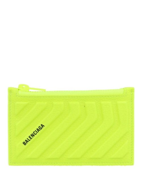 Balenciaga Car Long Card Holder - Fluo Yellow