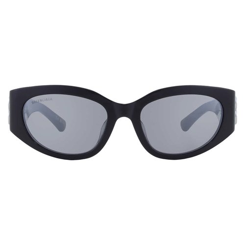 Balenciaga Cat Eye Ladies Sunglasses BB0324SK 007 55 - Grey - BB0324SK 007 55