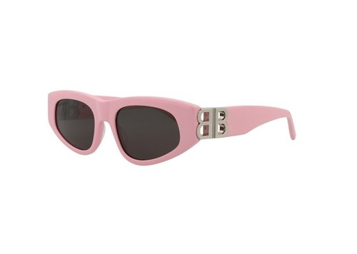 Balenciaga Cat Eye Sunglasses/30008868013 - Pink/Silver/Grey (Bb0095S