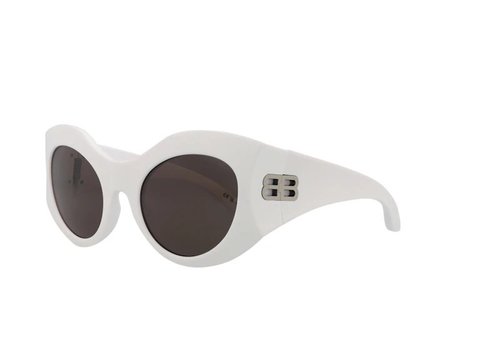 Balenciaga Cat Eye Sunglasses003 - White/Grey (Bb0256S/30013971