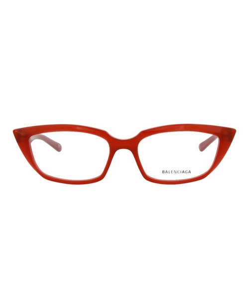 Balenciaga Cat EyeFrame Acetate Optical Frames - Red Red Transparent (Bb0063O/30008237/004)