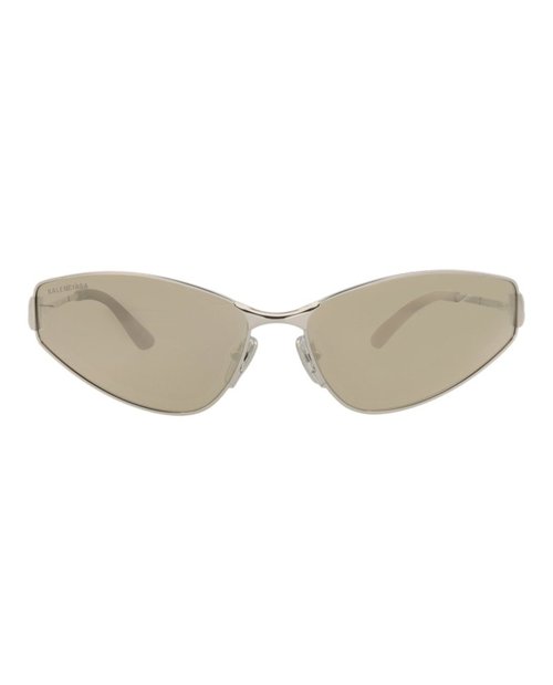 Balenciaga Cat EyeFrame Metal Sunglasses - Silver Silver Silver (Bb0335S/30014921/006)